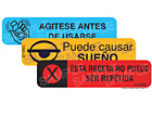 Medication labels are written in Spanish