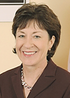 Susan Collins of Maine was one of just a few Republican senators who voted for the stimulus package.