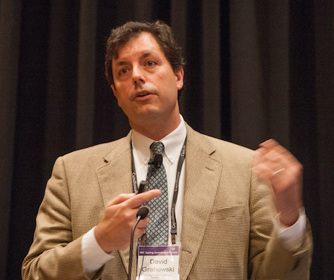 David Grabowski, Ph.D., speaks to session attendees. (Photo courtesy of NIC)