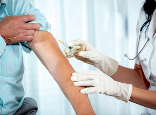 Flu vaccination rates: staff up, seniors down