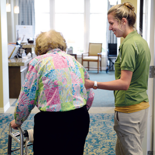 Supportive design, high staff levels promote activity in LTC