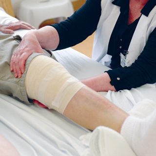 Nearly 40% of joint replacement costs come after hospital discharge.