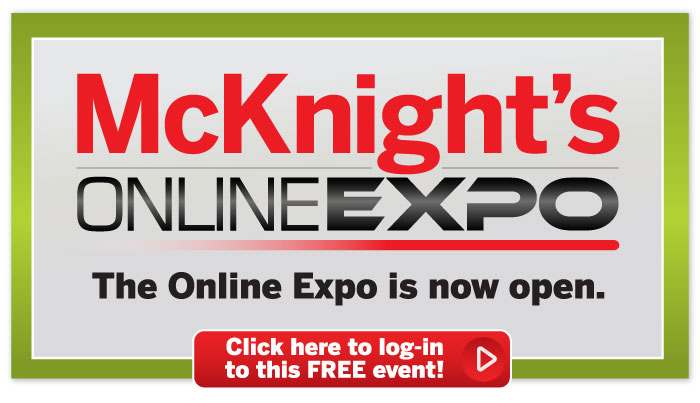 McKnight's Online Expo is open