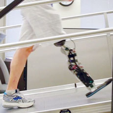 Newly unveiled artificial leg uses mind control to function
