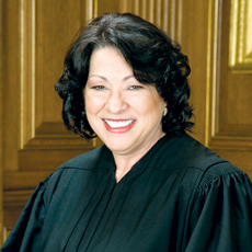 Justice Sonia Sotomayor weighed ACA-related arguments from the DOJ and a Catholic provider.