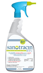 Sanotracin RTU can kill C. difficile bacteria in three minutes