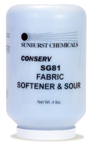 Sunburst Chemicals Conserv Fabric Softener