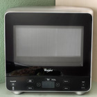 Countertop microwave saves on space