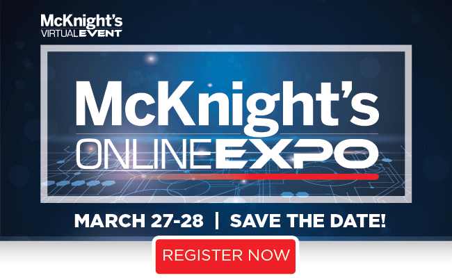 McKnight's Online Expo save the date