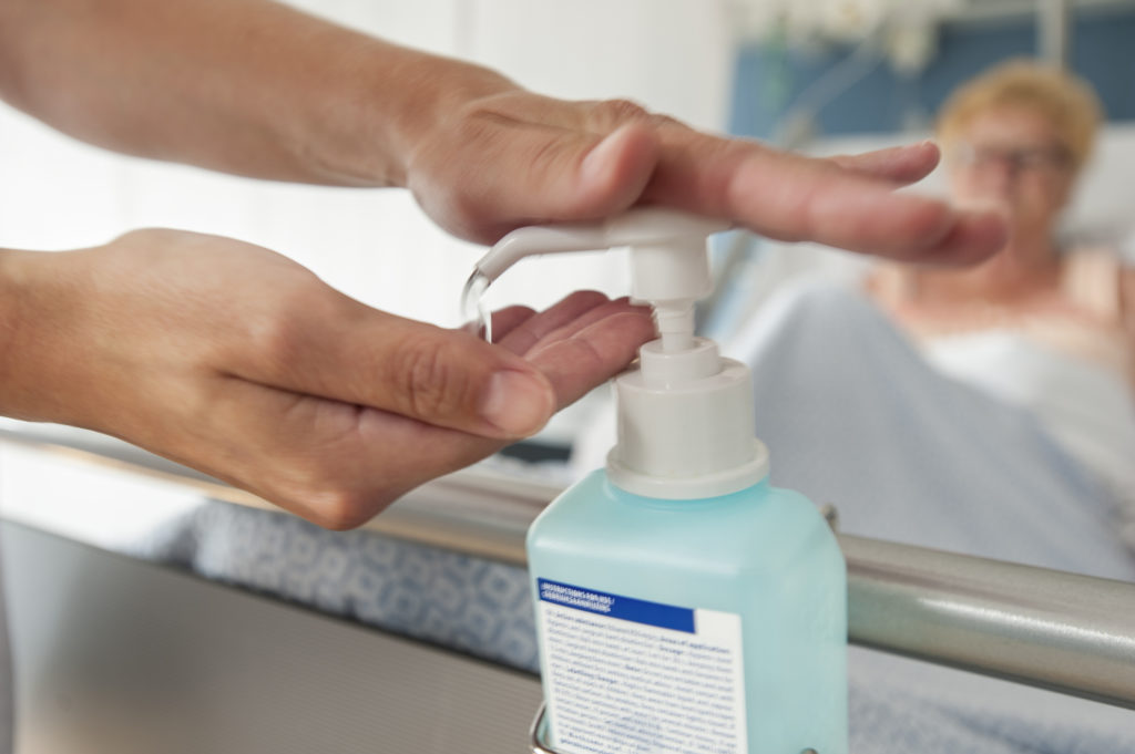Splash of hand sanitizer not enough to stop spread of type A flu virus
