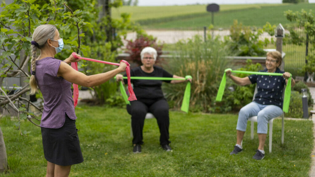 Chair-based exercise improves quality of life for seniors with advanced dementia
