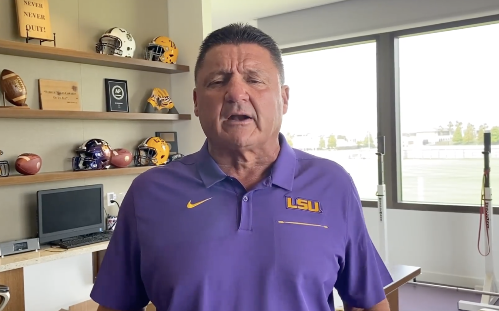 National champion head coach sends encouraging video to Louisiana nursing home workers