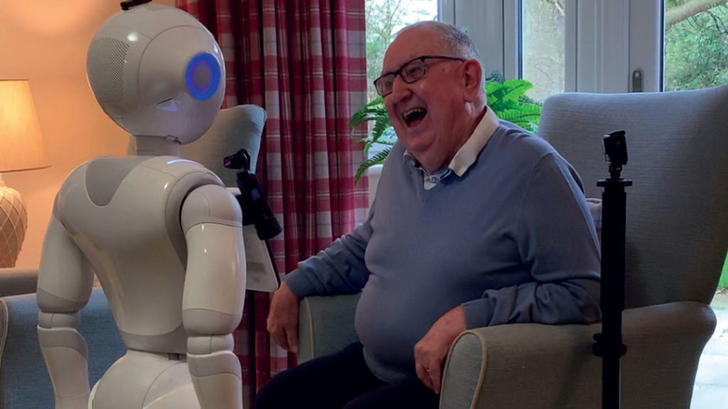 Social robot having positive effects on seniors: research