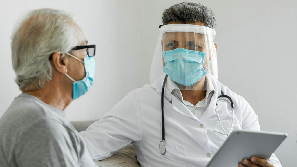 Healthcare workers have 40% lower odds of COVID with respirators vs. surgical masks