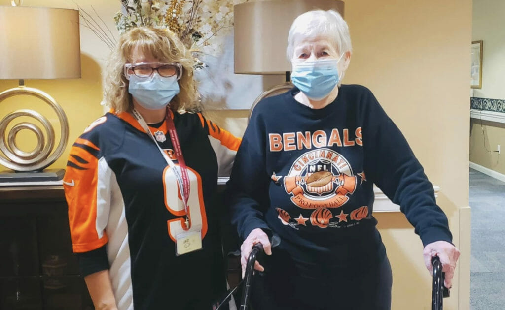 Cincy long-term care residents gear up to cheer on Bengals in Super Bowl