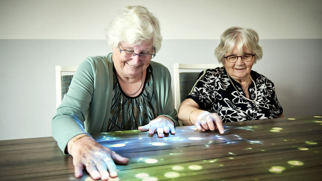 ‘Magic tables’ provide stimulation for memory care residents