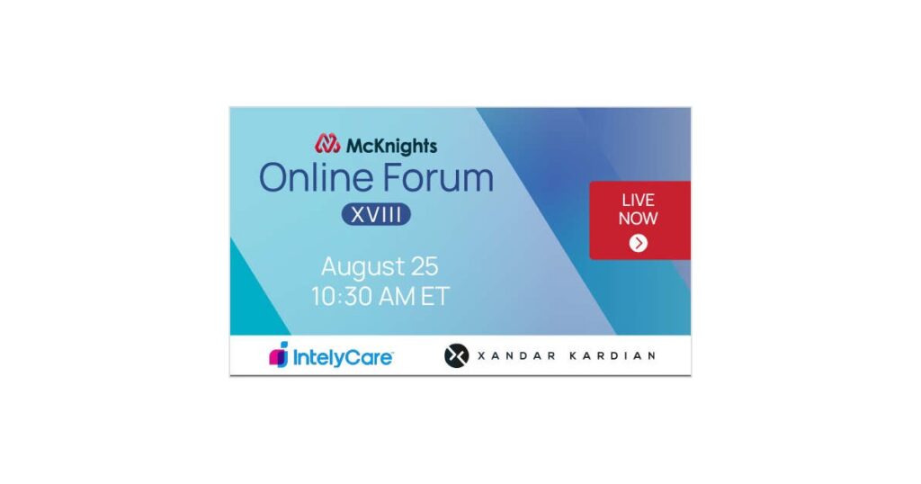 We invite you to join us for McKnight’s 18th Online Forum