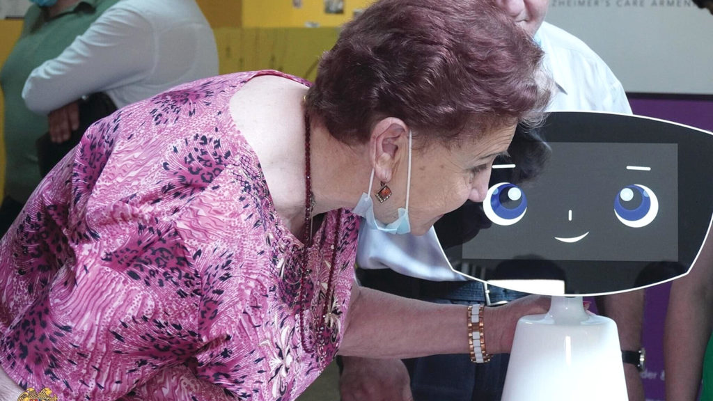 Robin the robot keeps good company: nursing home residents