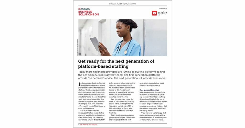 Get ready for the next generation of platform-based staffing