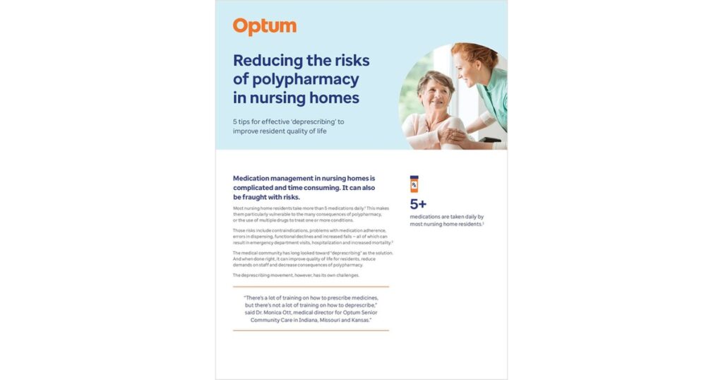 Reducing the risks of polypharmacy