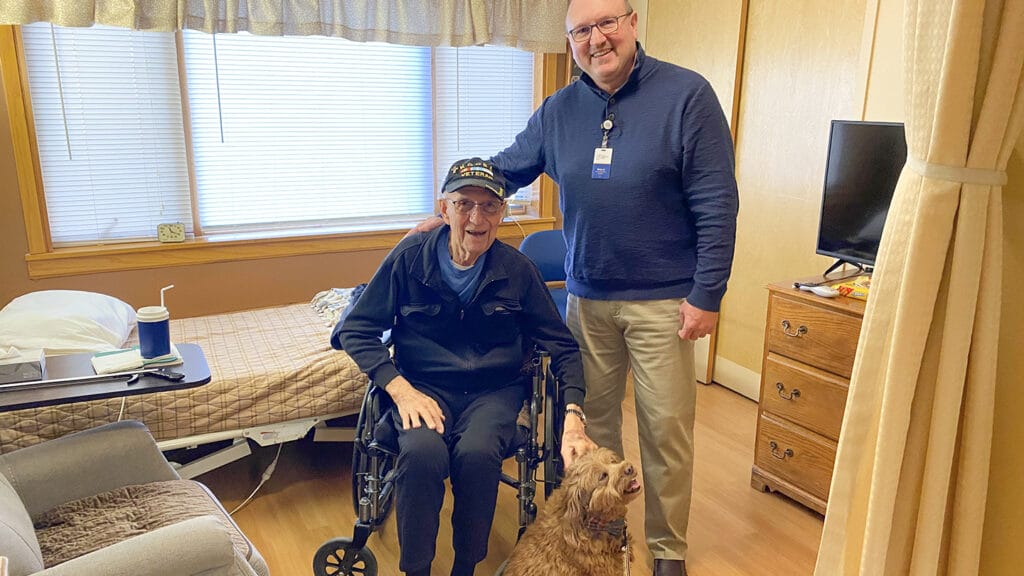 Nursing home’s part-time ‘employee’ becomes residents’ best 4-legged friend