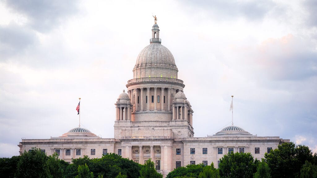 Rhode Island State Capitol in Providence, RI.