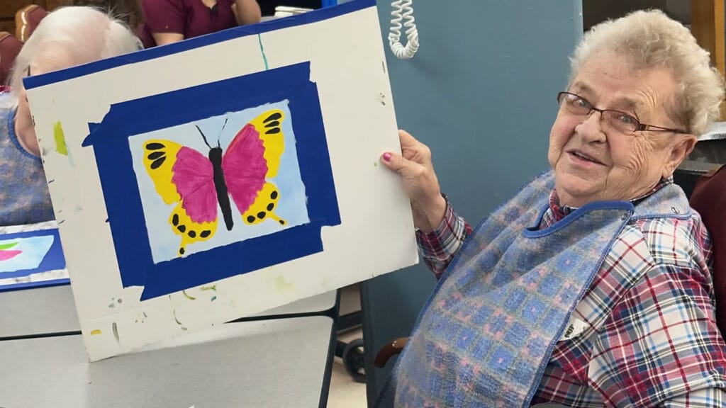 Nothing sketchy about the way these art classes bring skill, pride and connection to nursing home residents’ lives