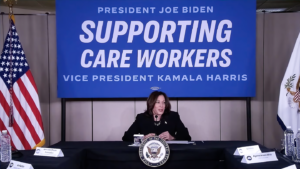 VP Harris flaunts new nursing home staffing rule to union audience